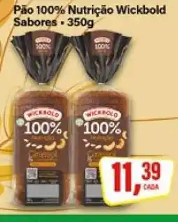 Rede Supermarket Pão 100% Nutrição Wickbold Sabores oferta