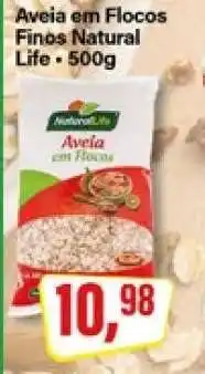 Rede Supermarket Aveia em Flocos Finos Natural Life oferta