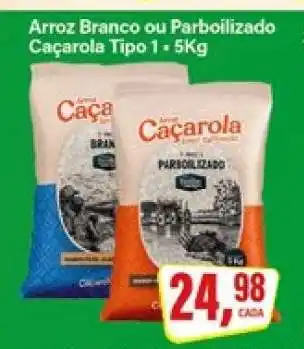 Rede Supermarket Arroz Branco ou Parboilizado Caçarola Tipo 1 oferta