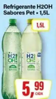 Rede Supermarket Refrigerante H2OH Sabores Pet oferta