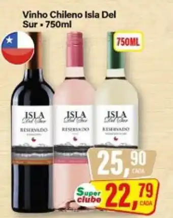 Rede Supermarket Vinho Chileno Isla Del Sur oferta