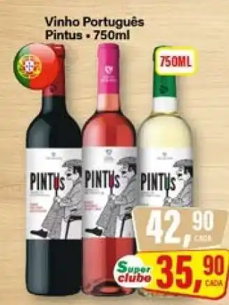 Rede Supermarket Vinho Português Pintus oferta