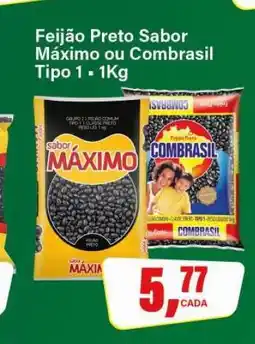 Rede Supermarket Feijão Preto Sabor Máximo ou Combrasil Tipo 1 oferta