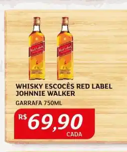 Assaí Atacadista Whisky Escocês Red Label Johnnie Walker oferta