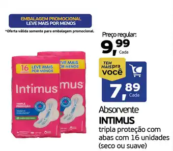 Cometa Supermercados Absorvente INTIMUS oferta