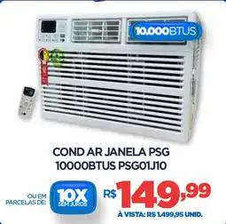 DB Supermercados Cond ar janela psg 10000BTUS PSG01J10 oferta