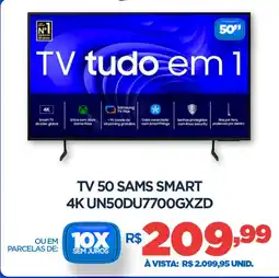 DB Supermercados Tv 50 sams smart 4K UN50DU7700GXZD oferta