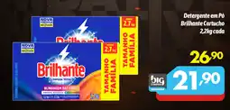 Supermercados Big Compra Detergente em pó brilhante cartucho cada oferta