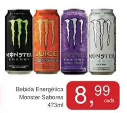 Bebida Energética Monster Sabores