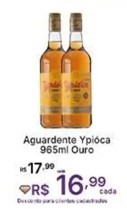 Super Lagoa Aguardente Ypióca Ouro oferta