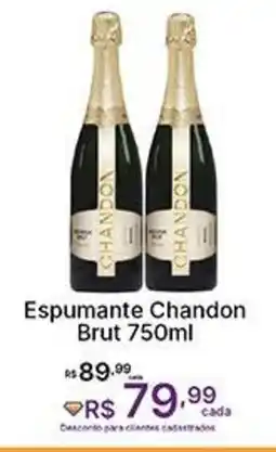 Super Lagoa Espumante Chandon Brut oferta