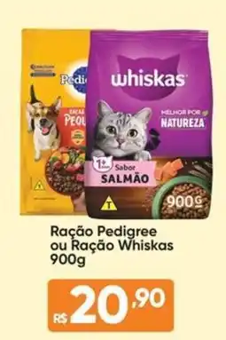 Atacado Vem Ração Pedigree ou Ração Whiskas oferta