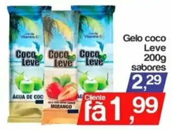 Gelo coco Leve 200g sabores