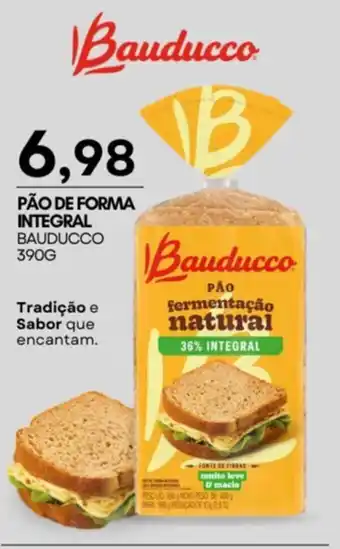 Mercadão Atacadista Pão de forma integral bauducco oferta
