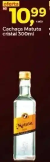 Frangolândia Cachaca Matuta cristal 300ml oferta