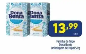 Farinha de Trigo Dona Benta Embalagem de Papel 5kg