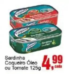 Negreiros Sardinha Coqueiro Óleo ou Tomate oferta