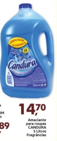 Supermercados Nori Amaciante para Roupas Candura 5L fragrancias oferta