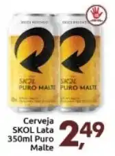 Supermercados Nori Cerveja Skol lata 350 oferta