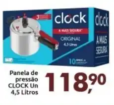 Supermercados Nori Panela de Pressao Clock Un 4.5L oferta