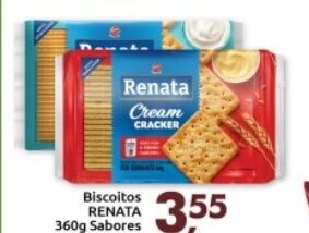 Supermercados Nori Biscoitos Renata 360g sabores oferta