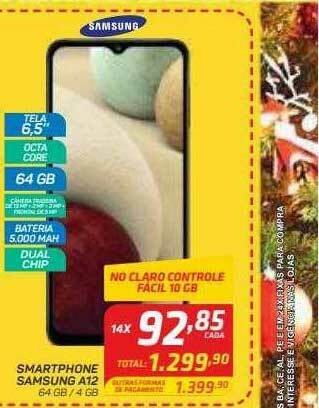 GBarbosa Smartphone Samsung A12 oferta