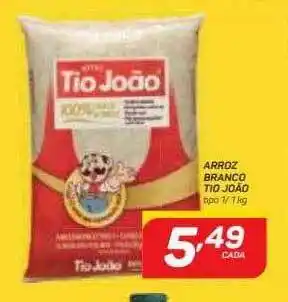 GBarbosa Arroz Branco Tio João oferta