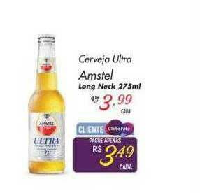 Muffato Cerveja Ultra Amstel Long Neck oferta