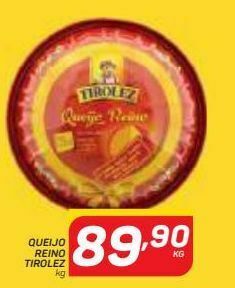 Queijo reino tirolez kg