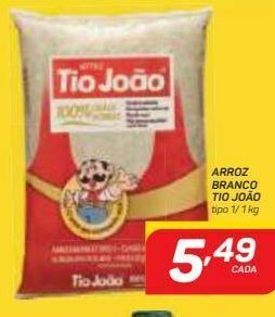 GBarbosa Arroz branco tio joão kg oferta