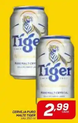 GBarbosa Cerveja puro malte tiger lata 350ml oferta