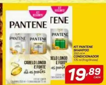 Kit pantene shampoo 350 ml + condicionador 175 ml
