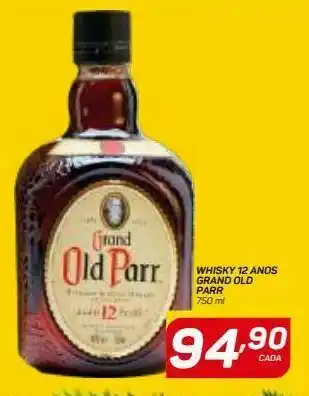 GBarbosa Whisky 12 anos grand old parr 750ml oferta
