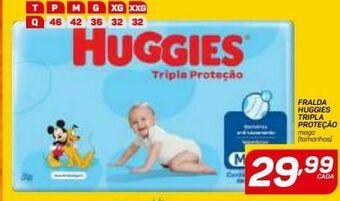 GBarbosa Fraldas huggies tripla proteção oferta