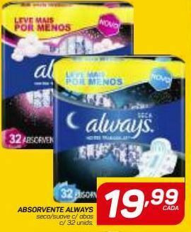 GBarbosa Absorvente always 32un oferta