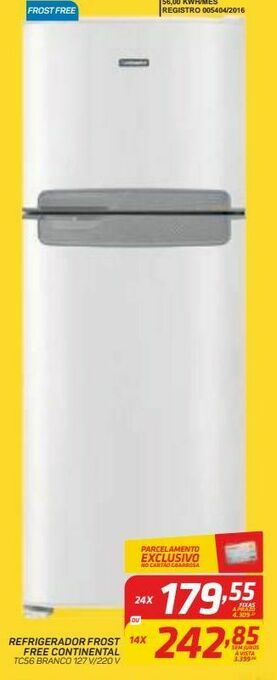 GBarbosa Refrigerador frost free continental oferta