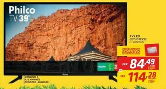 GBarbosa Tv led 39” philco oferta