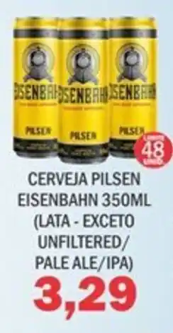 Supermercados Mendonça Cerveja pilsen eisenbahn oferta