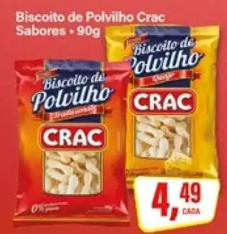 Rede Supermarket Biscoito de Polvilho Crac Sabores oferta