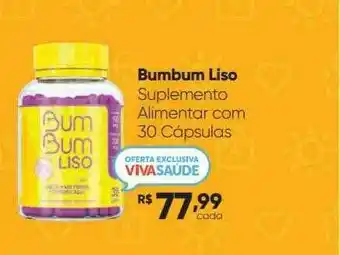 Drogaria São Paulo Bumbum Liso Suplemento Alimentar Com 30 Cápsulas oferta