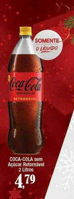Supermercados Unidos Coca- Cola Sem Açucar Retornavel oferta