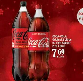 Supermercados Unidos Coca-cola Original Ou Sem Açucar oferta