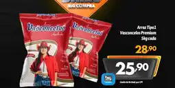 Supermercados Big Compra Arroz Tipo1 Vasconcelos Premium cada oferta