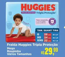 Supermercados Mateus Fralda Huggies Tripla Proteção oferta