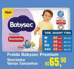 Supermercados Mateus Fralda Babysec Premium oferta
