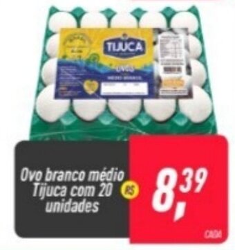 Frangolândia Ovo Branco Medio Tijuca com 20 unidades oferta