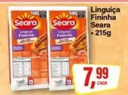 Rede Supermarket Linguiça Fininha Seara oferta