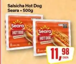 Rede Supermarket Salsicha Hot Dog Seara 500g oferta