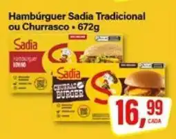 Rede Supermarket Hambúrguer Sadia Tradicional ou Churrasco oferta