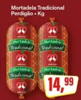 Rede Supermarket Mortadela Tradicional Perdigão oferta